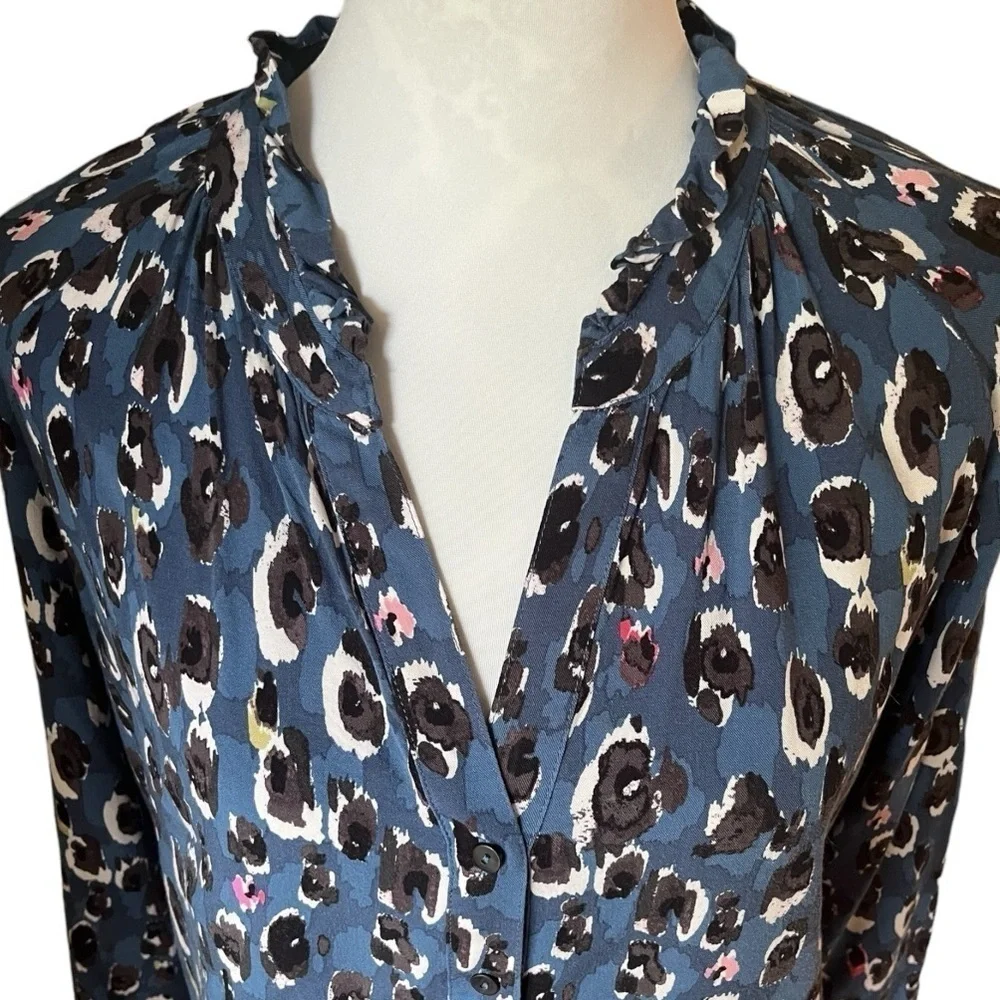 NIC + ZOE Leopard Blues Live In Top - Picture 4 of 9